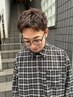 【Men's限定】透明感UP!モテ髪デザインカット+カラー(白髪染め可)¥8800