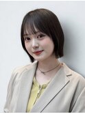 【渋谷】柔らかい縮毛矯正×韓国ボブ