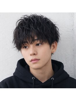 アットティー 金沢八景(at tee...)の写真/「清潔感×爽やかパーマで好印象!毎日簡単スタイリングで、校内でも街でも垢抜け男子へ」