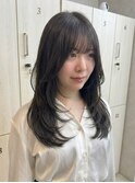 レイヤー/レイヤーカット/レイヤースタイル/顔周りレイヤー/銀座