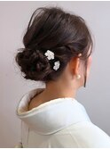 ヘアセット/ヘアアレンジ/アップスタイル/和装/結婚式
