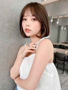 ロンドクレール 川崎(Lond clair) ブリーチなし/髪質改善/大人ガーリー/ボブ/川崎