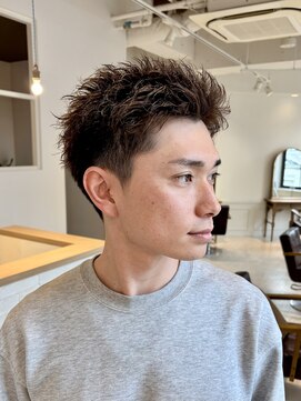 ルーズ(LOOSE) 札幌大通メンズスパイキーショートツイストスパイラルパーマ