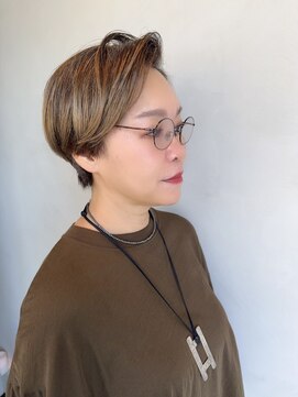 ラトリエコンタン(L´atelier Content) 【Lateliercontent MIHO】40代50代60代アップバングショート
