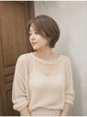 【SLASH】丸みを活かしたちょい甘ショートボブ