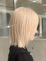 ヲタク 渋谷 代官山 恵比寿(wotaku.) ホワイトブロンド抜きっぱなしブリーチハイトーンケアブリーチ