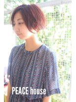 ピース(PEACE) 重軽センターパートボブ