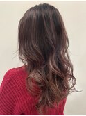 ミディアム20代30代40代イメチェンフルバング似合わせカット美髪