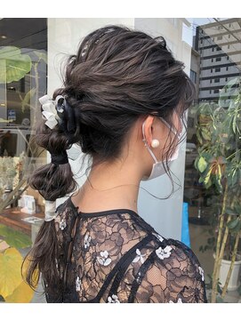 ヘアー アイス ルーチェ(HAIR ICI LUCE) 二次会ヘア、ヘアセット、ヘアアレンジ　　担当中西