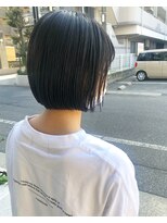 マメ(mame)&nbsp;ショートボブ/黒髪/前髪あり