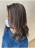 ハイライト/くすみカラー/アッシュグレージュ