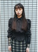 【MAULOA】ほつれウェーブ×黒髪ロング