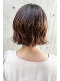 《knit銀座》大人可愛い20代30代40代ショートボブ丸み前下がり
