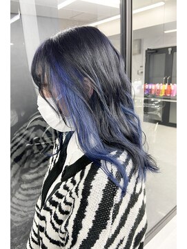 リア 大阪梅田(Ria) ～インナーカラーブルー～ 【Ria 大阪 梅田】