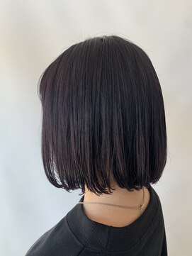 ヘアデザイン ファブロ(hair design FABRO.) ボブ×ディープパープル