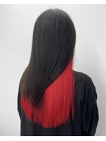 プリュス 名古屋(Plus)&nbsp;インナーカラー/イヤリングカラー/レッド