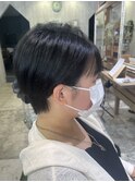 【tetote川崎のサロンスタイル】ナチュラル黒髪ショート*