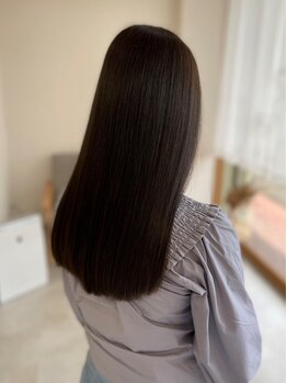 ベル ヘアアンドケア(Bel)の写真/クセ毛やうねりでお悩みの方におすすめの縮毛矯正★自然な仕上がりで、扱いやすい髪質へ♪