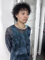 ハードツイストウルフマッシュパーマ