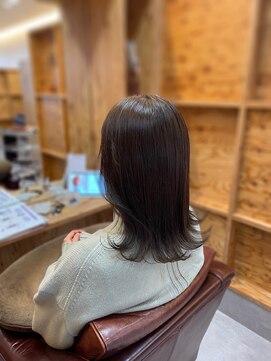 アドラーブル 長岡新保店(adorable) 大人可愛い大人美人くすみカラーアッシュグレーベージュ