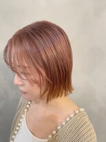 テテコケット(tete coquette) ピンクグレージュ×ミニボブ