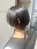 カミビト マヴィー(kamibito mavie)&nbsp;20代30代40代ストレートボブリップラインラベンダーベージュ