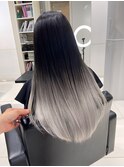 グラデーションカラーバレイヤージュインナーカラー ryota