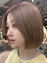 ロンドブルーム 天神大名店(Lond Bloom) ダブルカラーショートボブインナーカラーハイライトケアブリーチ