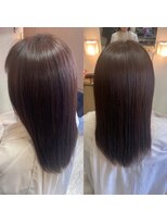 美容室 ココ(COCO)&nbsp;プレミアムオイルカラー明るい白髪染め　ロングスタイル