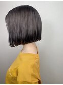切りっぱなしボブ