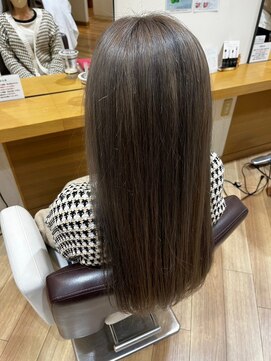 ラファンス 栗林店(LaFENCE) 透明感カラー/オリーブグレージュ