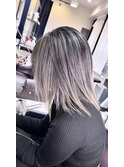 【アッシュ系】エアタッチバレイヤージュ