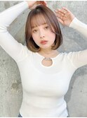 顔周り/前髪カット×韓国風レイヤーカット×ボブ[ボブ]