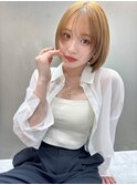 顔周りレイヤー×コンパクトボブ