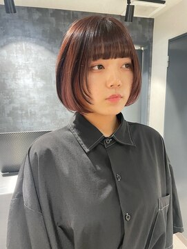 オグジュアリー 表参道(aux.) タッセルボブ×フェイスレイヤー【ayame】（表参道/青山）