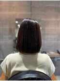 髪質改善でまとまるボブ