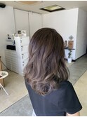 ウェーブセミロング