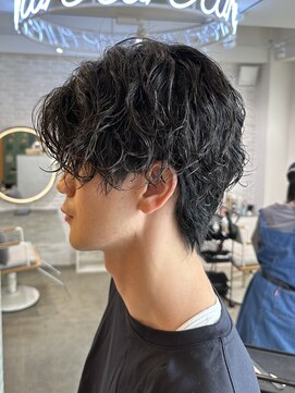 アレアル 広島並木通り店(ALEAR) スパイラルパーマ/ゆるスパイラル/センターパート