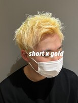 ルミヘアー 金沢駅西口店(Lumi hair) メンズハイトーンショート