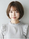 大人かわいい伸ばしかけ小顔ボブ/透明感カラー【京都河原町】
