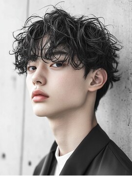 ロディーナコク 大口 新子安(rodina.coc) ツイストスパイラルパーマ/マッシュパーマ/刈り上げ/黒髪