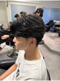 メンズカット×フェザーパーマ(名古屋/栄/メンズ)