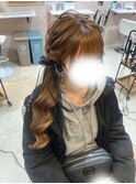 ふわふわサイドポニー