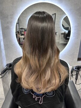 シアン(CYAN) グラデーションカラー/髪質改善カラー