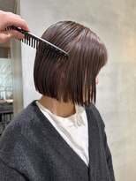 リール 銀座(R'EEL) ばっさりイメチェン多毛でも叶うタッセルボブ美髪矯正