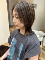 ヘアポケット スタイル店(HAIR POCKET) 大人女子ミディアムウルフ