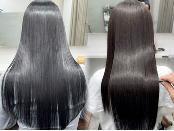 ノイエ 原宿 北参道(NoIE)の写真/真っ直ぐ過ぎないナチュラルな髪質改善ストレートを実現☆縮毛矯正は卒業！[レイヤーカット/ボブ/髪質改善]