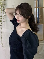 マインバイアフロートギンザ(MYNE by AFLOAT GINZA)&nbsp;大人可愛い/サイドバング/後れ毛/レイヤーカット/顔まわりカット