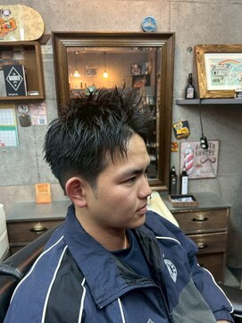 MEN’S HAIR/波巻ツイストスパイラル/フェザーパーマ/印西