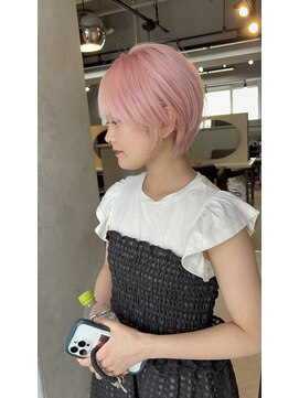 フォート(FORT) ケアブリーチダブルカラー ホワイトピンク